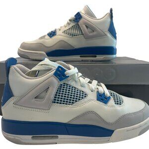Nike Air Jordan 4 Retro GS 'Military Blue' 2024 Size 6Y / 7.5W - HF4281-141